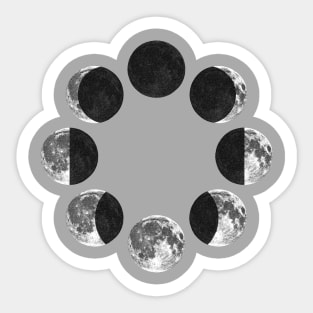 Moon Phases Sticker